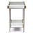 Serrina 18'' Glass Top Console Table