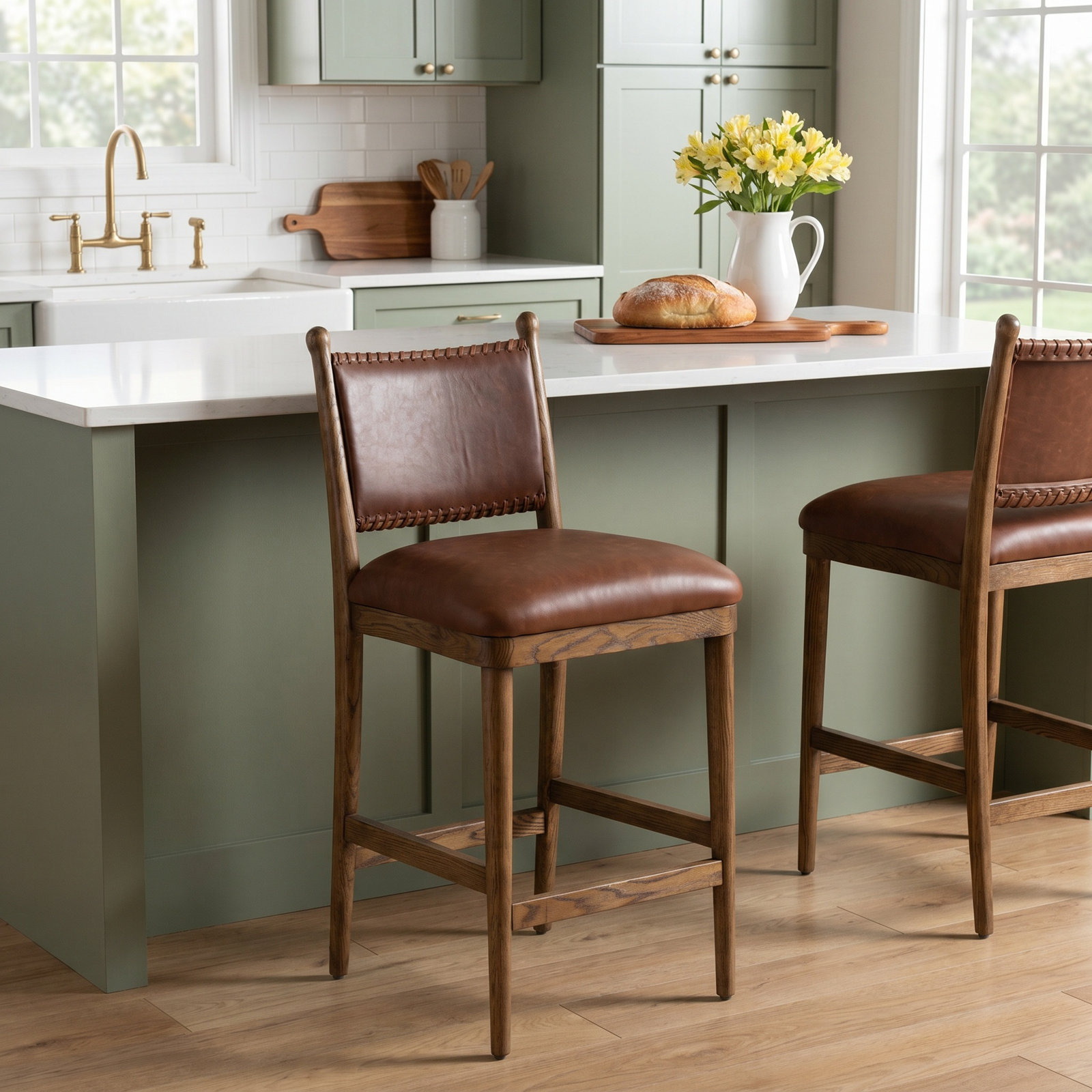 Bella 31" Bar Stool, Counter Stool (27" Seat Height)