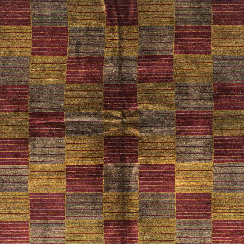 Tapis abstrait moderne 3319ABS3329, Carré 4 pi