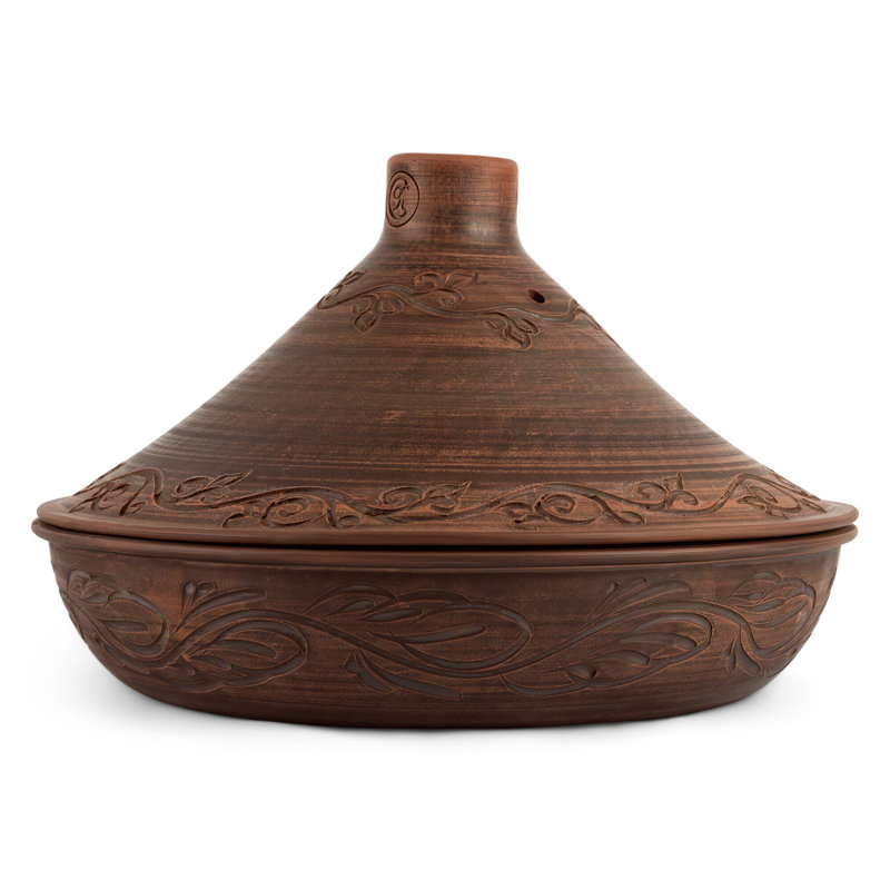 Tajine rond en grès de 3,2 pintes