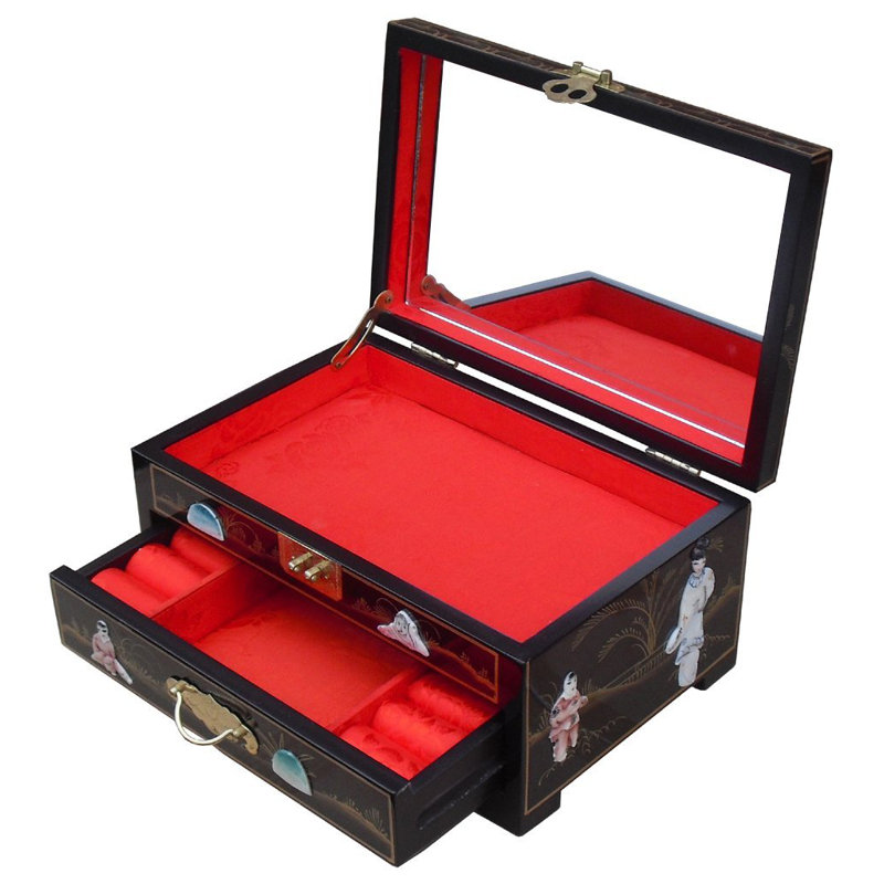 Mother of Pearl Oriental Jewellery Box