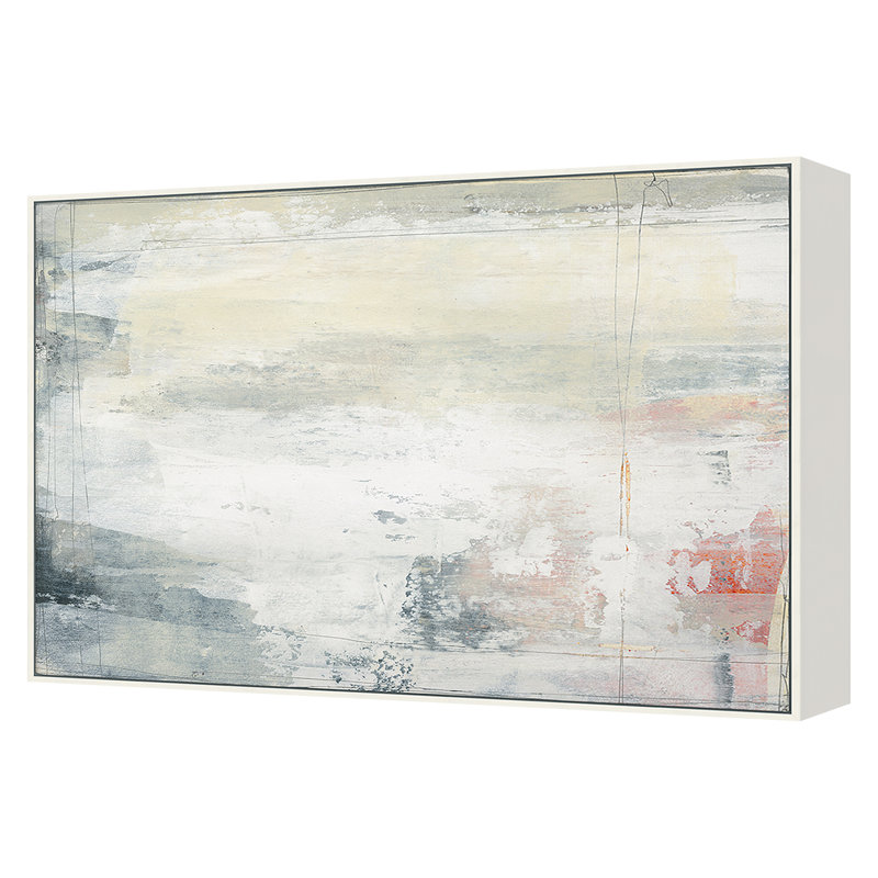 Tonal Mist 1 Print by Maeve Harris, 42" H x 60" W x 2.63" D, White Framed