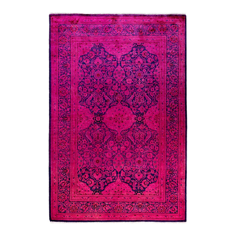 Klementina One-of-a-Kind 4' 2" X 6' 3" Hand Knotted Area Rug