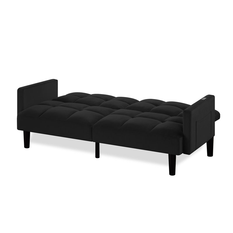 Canapé-lit futon Futons, Noir