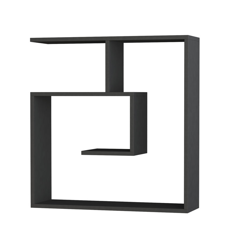 3 Piece Floating Shelf, Anthracite
