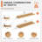 24" Oak Floating Nursery Shelves (Set Of 4) – Long Wooden Floating Shelves For Kids' Library – Safety Front Lip Wall Storage For Toys, Books, And Nursery Decor-1878554871