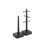 Swan SWKA18522BLKN Stealth Towel Pole & Mug Tree Set, Weighted Base, Scratch Resistant Base, Black