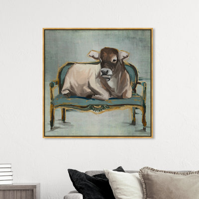 «Animals Her Majesty Cow», reproduction d'art