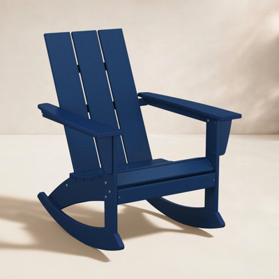 POLYWOOD® Modern Adirondack Patio Rocking Chair