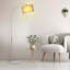 Lewallen 131cm Silver Arched Floor Lamp-1631414571