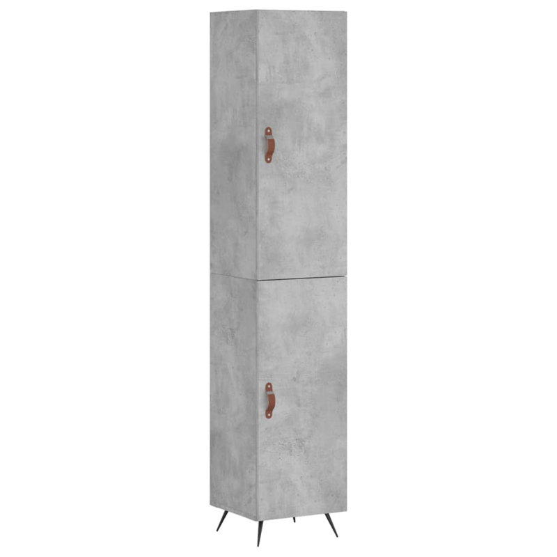 34.5cm Sideboard, Concrete Grey