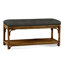 Summer Retreat Wicker Shelf Storage Bench-71425197-86505842