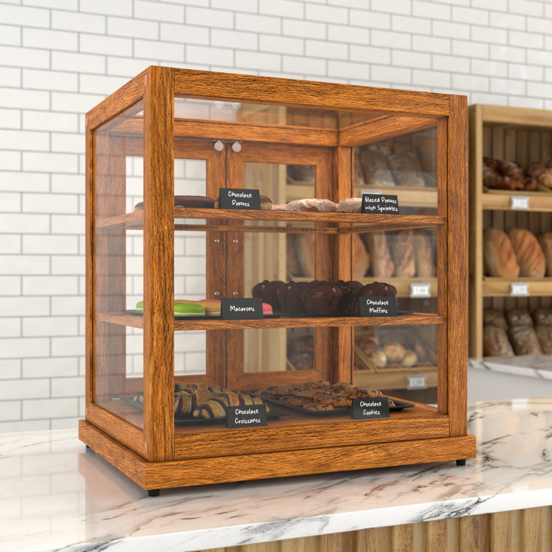 25 po Présentoir de boulangerie Artisan, Marron clair