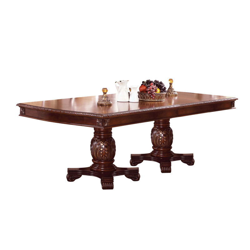 ACME Chateau De Ville Dining Table, Cherry, 31" H x 66" W x 46" D