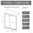 60.In W X 72.In H Pivot Shower Door, 1/4 Inch Thick Clear Tempered Glass Swing Shower Door With Stainless Steel Handle-116871429