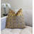 Velvet Domino Throw Pillow Cover-113114582-108655385