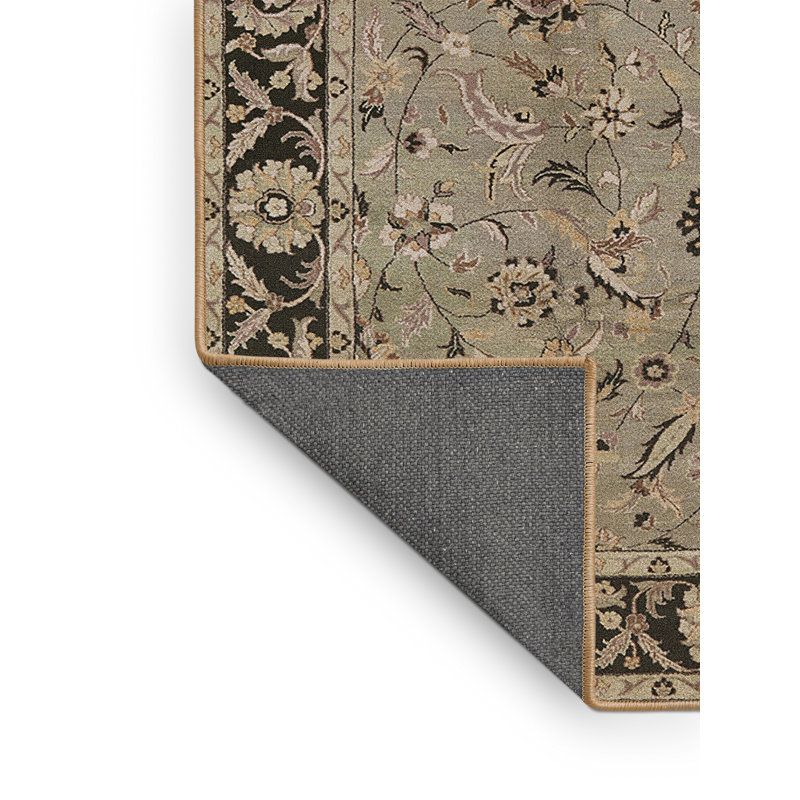 Tapis oriental vert / beige Lippi, Rectangle 8 pi x 10 pi