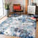 Chisinau Abstract Blue/Grey/Ivory Area Rug