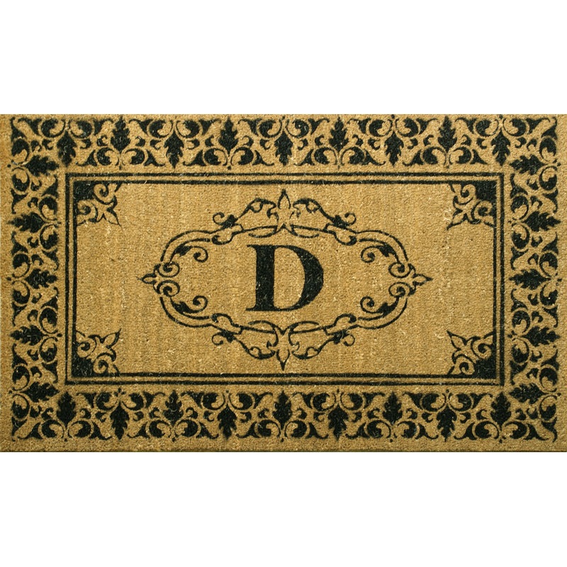 Tapis d'extérieur antidérapant Byrdstown, Rectangle 2 pi 6 po x 4 pi, D