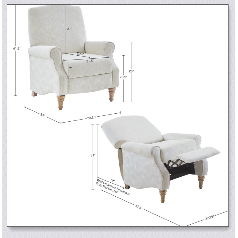 Fauteuil inclinable à pression, beau, confortable