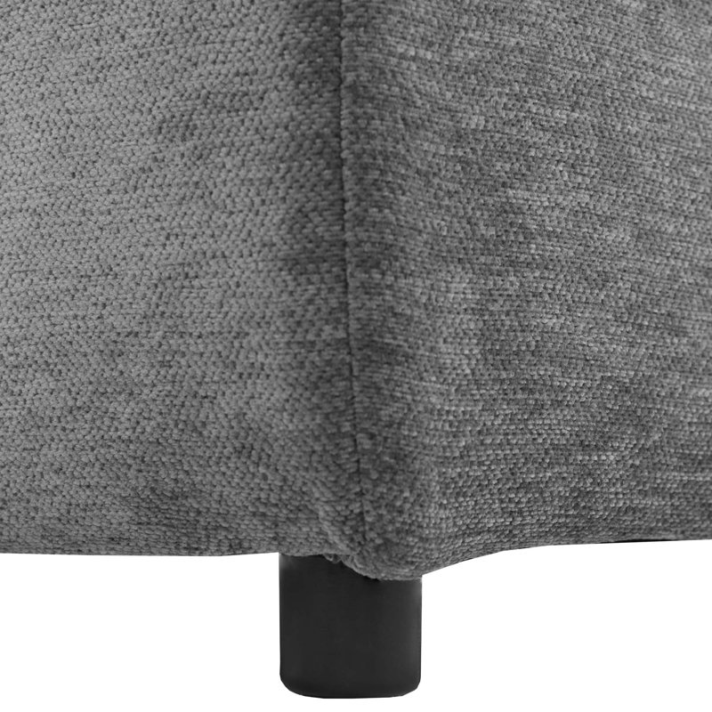 Canapé modulaire en chenille, Gris