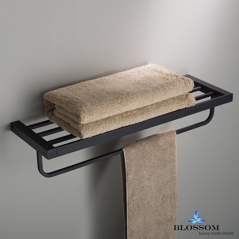 Porte-serviettes mural 600 Series, Noir mat