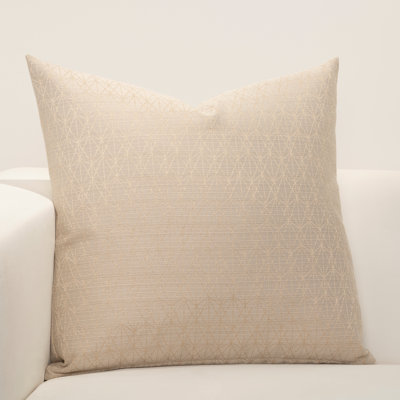 Star Attraction Metallic Geometric Throw Pillow