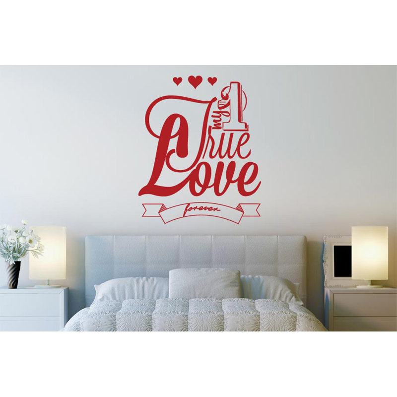 Non-Wall Damaging Wall Decal, Large, Dark Red