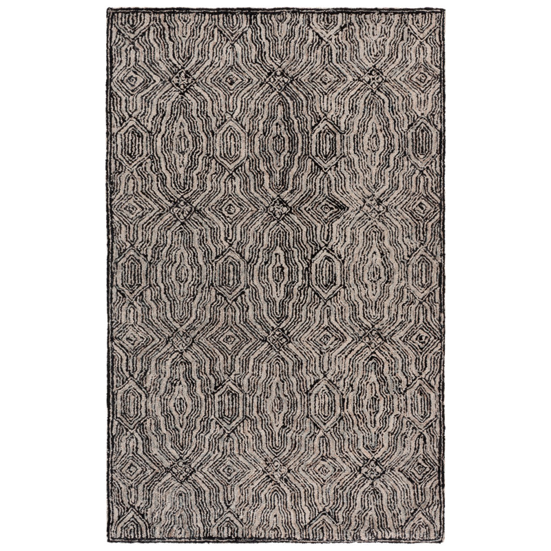Marquee 512 Hand Tufted 45% Wool; 35% Pet; 20% Cotton Geometric Shapes Rug, Rectangle 8' x 10'