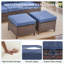 Ensemble de conversation avec chaises longues en osier toutes saisons Arundel (ensemble de deux)-589222321