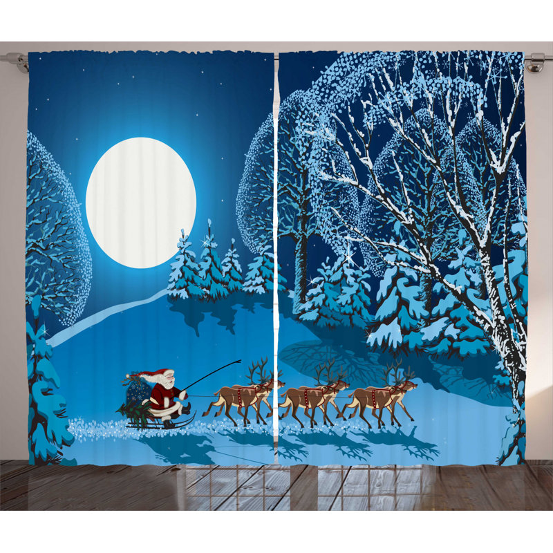 Semi-Sheer Rod Pocket Curtain Panels, 54" x 63"