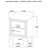 Funston 2-drawer Nightstand