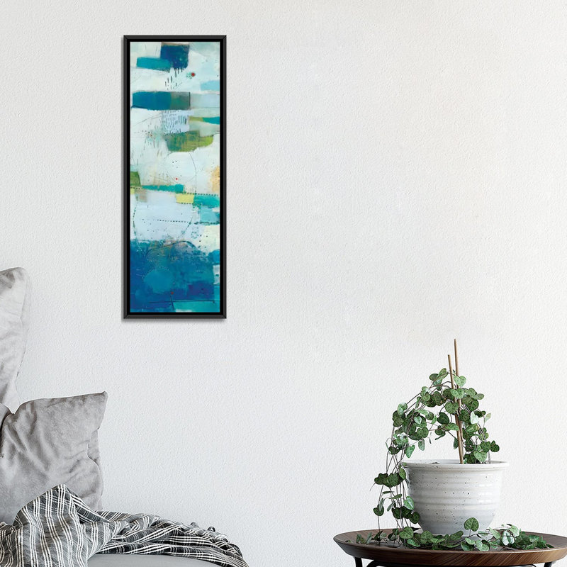 «Crore II», reproduction sur toile, H 36 po x l 12 po x P 1,5 po, Toile avec cadre noir