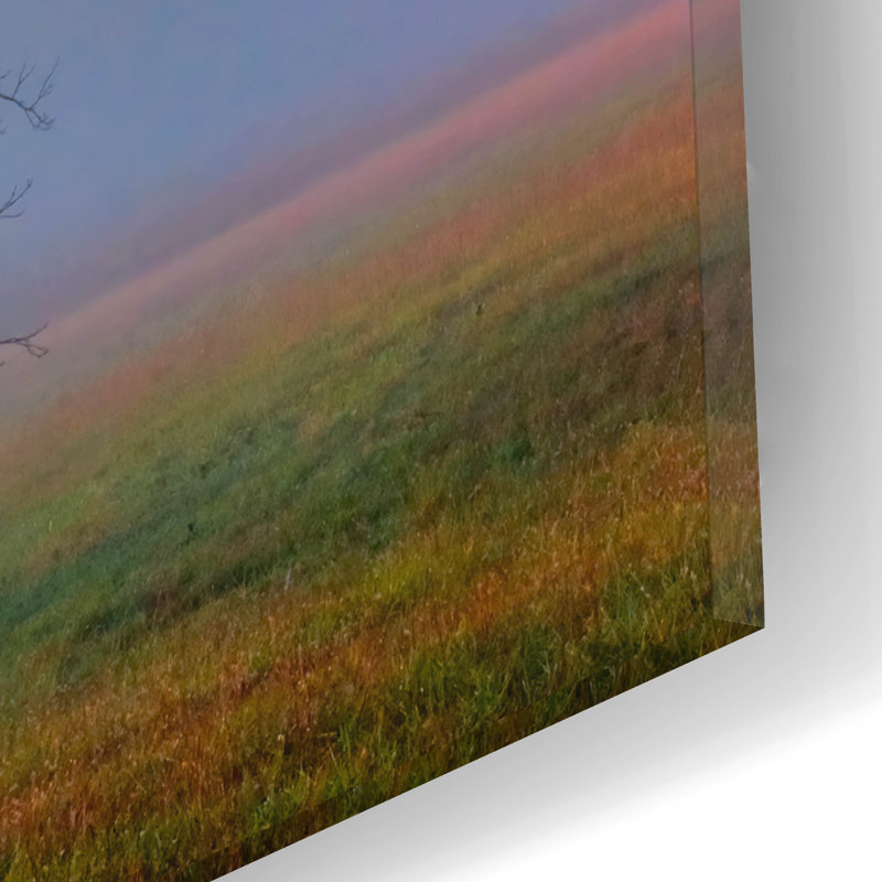 Art mural en verre Latitude Run «Autumn Glow» par Rick Berk, H 16 po x l 12 po x P 0,13 po