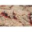 Tapis marocain rétro à poils longs moelleux