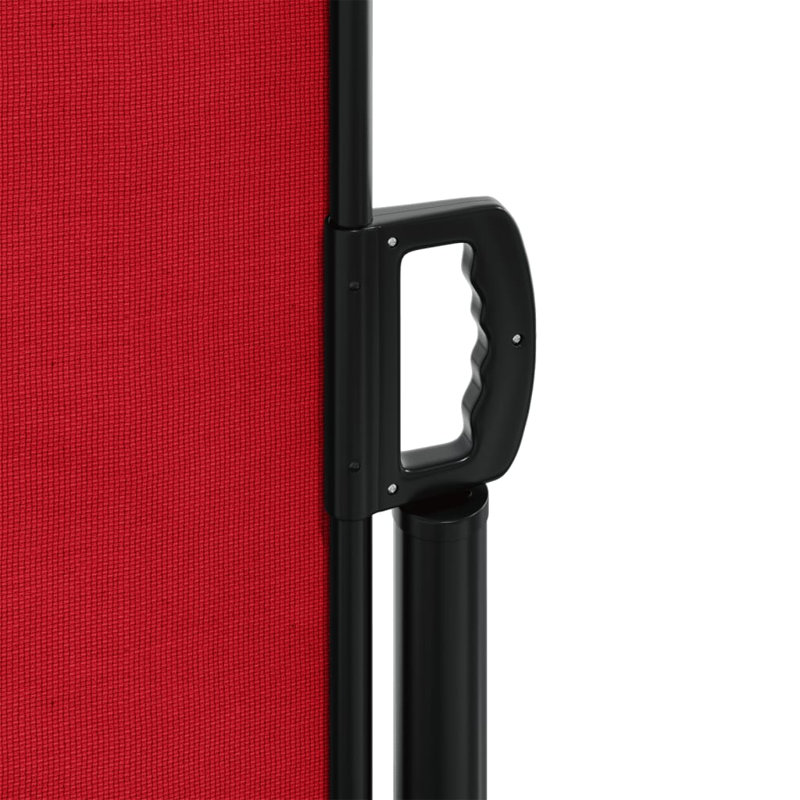 Symple Stuff Retractable Side Awning, 120cm H x 1200cm W, Red