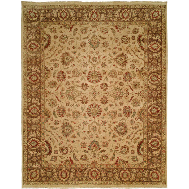 Mcgarity Wool Oriental Indoor Rug, Rectangle 6' x 9'