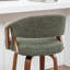 Tabouret de comptoir pivotant rembourré Providence-123200616