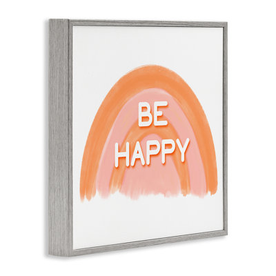 Orange Be Happy Giclee Art by Amber Clarkson