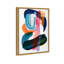 Oliver Gal Radiant Interplay Abstract - Hand-Applied Glass Coat Framed Canvas Art-696024849-696024850
