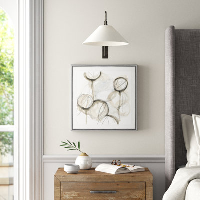 Neutral Lanterns II, peinture sur toile