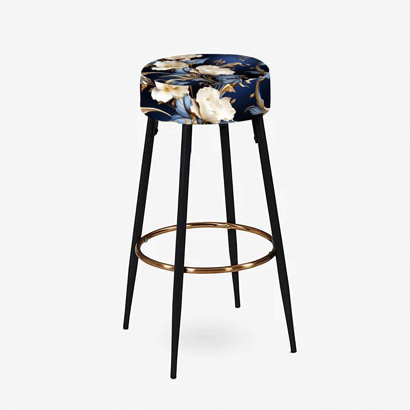 Ladson - Ensemble de 2 tabourets floraux