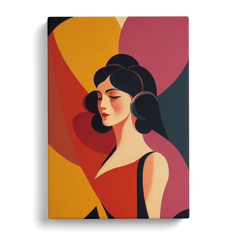 Portrait Woman Vol.5 - Wrapped Canvas, 50cm H x 35cm W x 3cm D