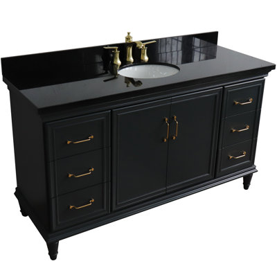 Fountainbleau Single Bathroom Vanity with Top