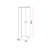 Modern Multi-Purpose Cabinet, White, 19.3 x 71.7 x 11.8 inches | 100% Melamine Coated Particle Board, Thickness: 0.7 inches | Numerous Shelves, Wall-Mountable, Elegant Design for Stylish Home Storage & Organization