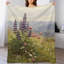 Jeté en flanelle Lupin Mountain Art-134404509
