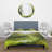 Green Pond With Spring Trees - Country Duvet Cover Set - Microfiber Polyester-66392889
