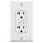 Leviton SmartlockPro 20 Amp 125 Volt Duplex Watthite GFCI Outlet 5-20R 1 Pack