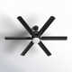 Kiska 60'' 6 Blade Ceiling Fan with LED Light Kit
