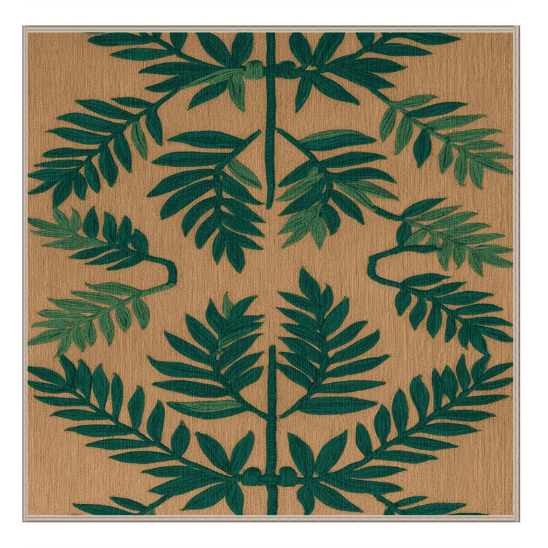  Tapis hawaïen à motif de fougère lavable, Tapis de couloir 2 pi x 5 pi